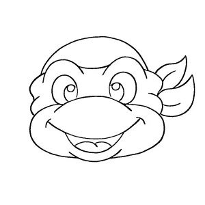 coloriage Tortue Ninja à imprimer pour enfant de 12 ans