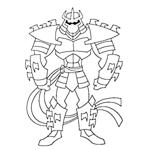 coloriage Tortue Ninja et découpage à imprimer