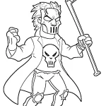 coloriage Tortue Ninja à imprimer gratuitement pdf