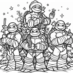 coloriage Tortue Ninja a colorier en ligne