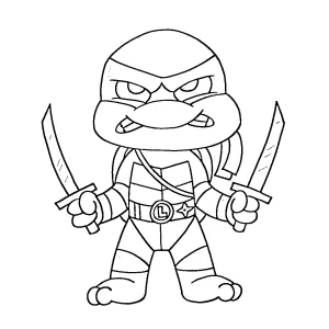 coloriage Tortue Ninja à imprimer pdf gratuit