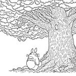 coloriage Totoro pour enfant de 10 ans