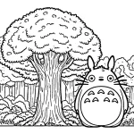 coloriage Totoro à imprimer