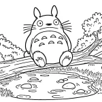coloriage Totoro en ligne