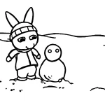 coloriage Trotro pour enfant de 3 ans