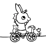 imprimer coloriage Trotro pour enfant