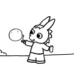 coloriage Trotro pour enfants à télécharger