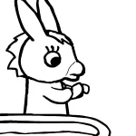 coloriage Trotro a imprimer gratuitement