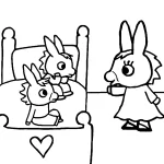 coloriage Trotro pour enfant de 2 ans