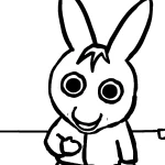 coloriage Trotro à imprimer pour enfant de 4 ans