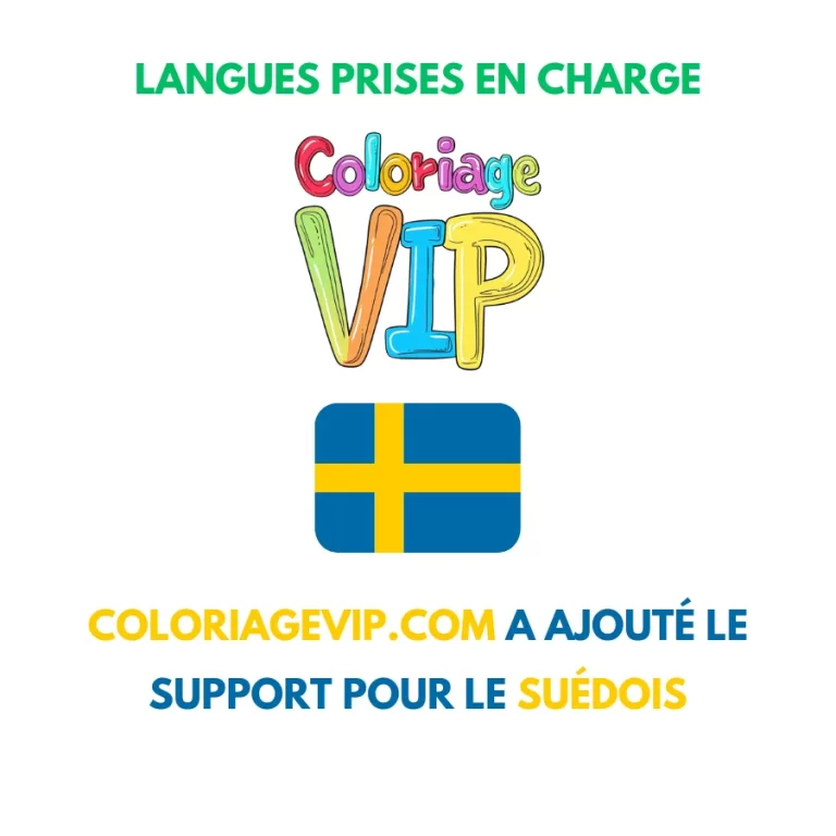 Tranh tô màu Coloriagevip.com : ännu roligare på svenska !