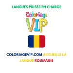 Coloriagevip.com accueille la langue roumaine