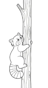 coloriage Panda Roux updated pour enfant de 10 ans