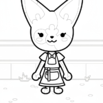 coloriage Toca Boca update pour enfant de 10 ans