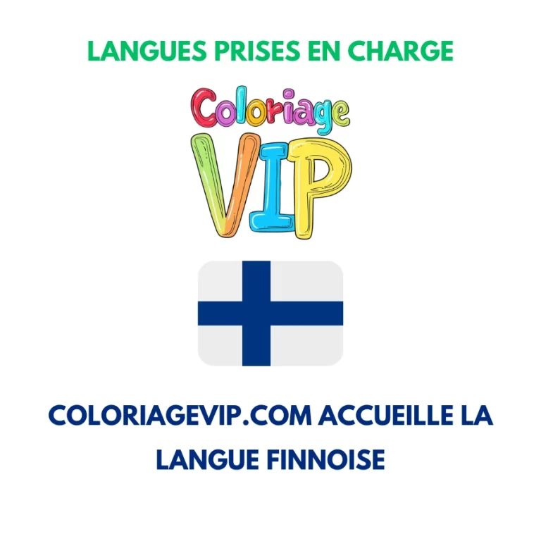 Tranh tô màu Hourra ! Coloriagevip.com parle maintenant finnois !
