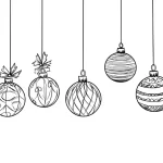 coloriage Boule De Noel en ligne