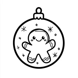 coloriage Boule De Noel a imprimer gratuitement