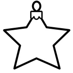 coloriage Boule De Noel gratuit pour enfants