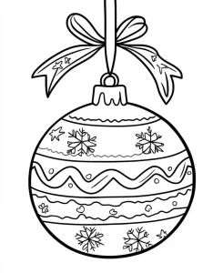 coloriage Boule De Noel en ligne