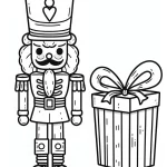 coloriage Casse noisette pour enfant de 2 ans