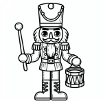 coloriage Casse noisette de pour enfants