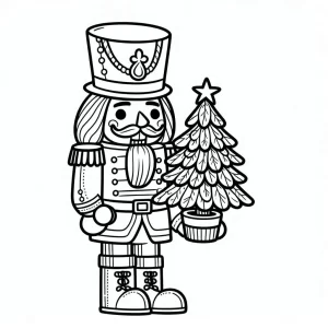 coloriage Casse noisette educatif pour enfant