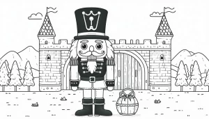 coloriage Casse noisette a colorier en ligne