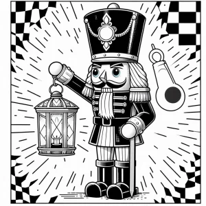coloriage Casse noisette pour enfant de 3 ans