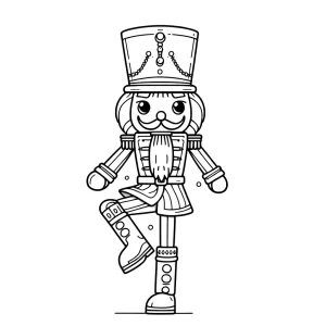 coloriage Casse noisette pour enfant de 5 ans