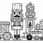 coloriage Casse noisette pour enfant de à imprimer