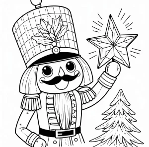 coloriage Casse noisette a imprimer