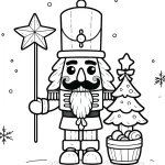 coloriage Casse noisette à imprimer pour enfant de 12 ans