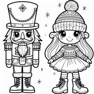 coloriage Casse noisette d