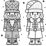 coloriage Casse noisette à imprimer pour enfant de 12 ans