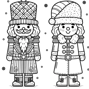coloriage Casse noisette à imprimer pour enfant de 12 ans
