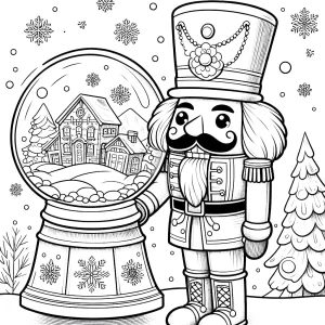 coloriage Casse noisette à imprimer pour enfant de 6 ans