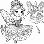 coloriage Casse noisette à imprimer pour enfant de 12 ans