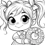 imprimer coloriage Cindy Lou gratuit