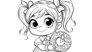 imprimer coloriage Cindy Lou gratuit