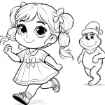 a imprimer coloriage Cindy Lou gratuit