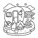 coloriage Coco Wyo à imprimer pour enfant de 3 ans