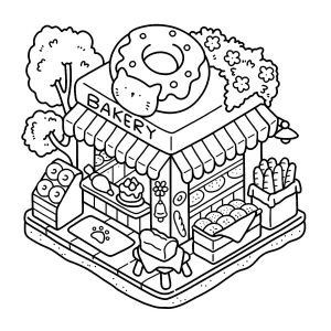 coloriage Coco Wyo pour enfant de 4 ans