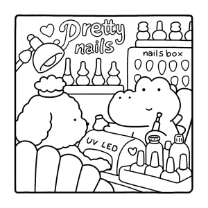 image de coloriage Coco Wyo pour enfant