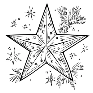 coloriage Flocon de Neige pour enfants a imprimer