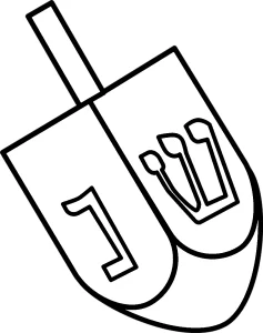 coloriage Hanukkah à imprimer gratuitement pdf