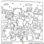 coloriage Merry Lights à imprimer pour enfants