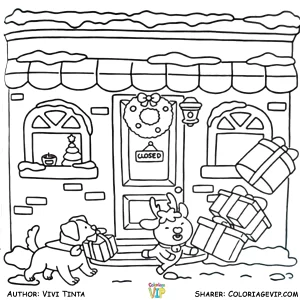 coloriage Merry Lights a telecharger