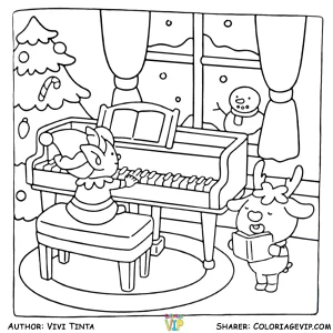 coloriage Merry Lights pour bebe a imprimer