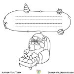coloriage Merry Lights a dessiner et imprimer