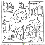 a imprimer coloriage Merry Lights gratuit